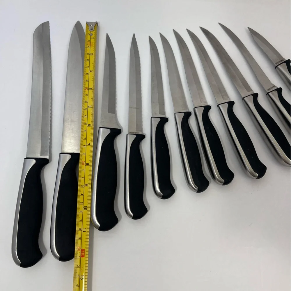 J.A Henckels International Set Of 11 Everedge Plus Stainless Steel Knife